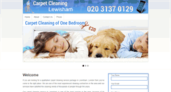 Desktop Screenshot of carpetcleaninglewisham.com